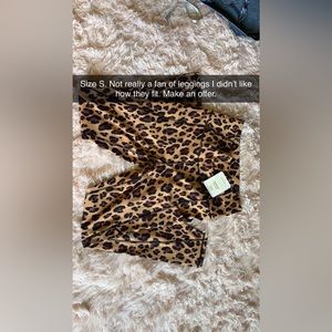 Fabletics size Small brand new cheetah leggings